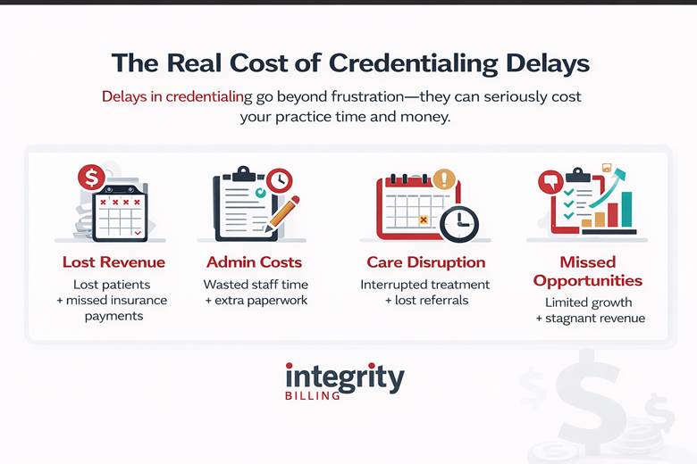 real costs of credentialing delays for healthcare practices